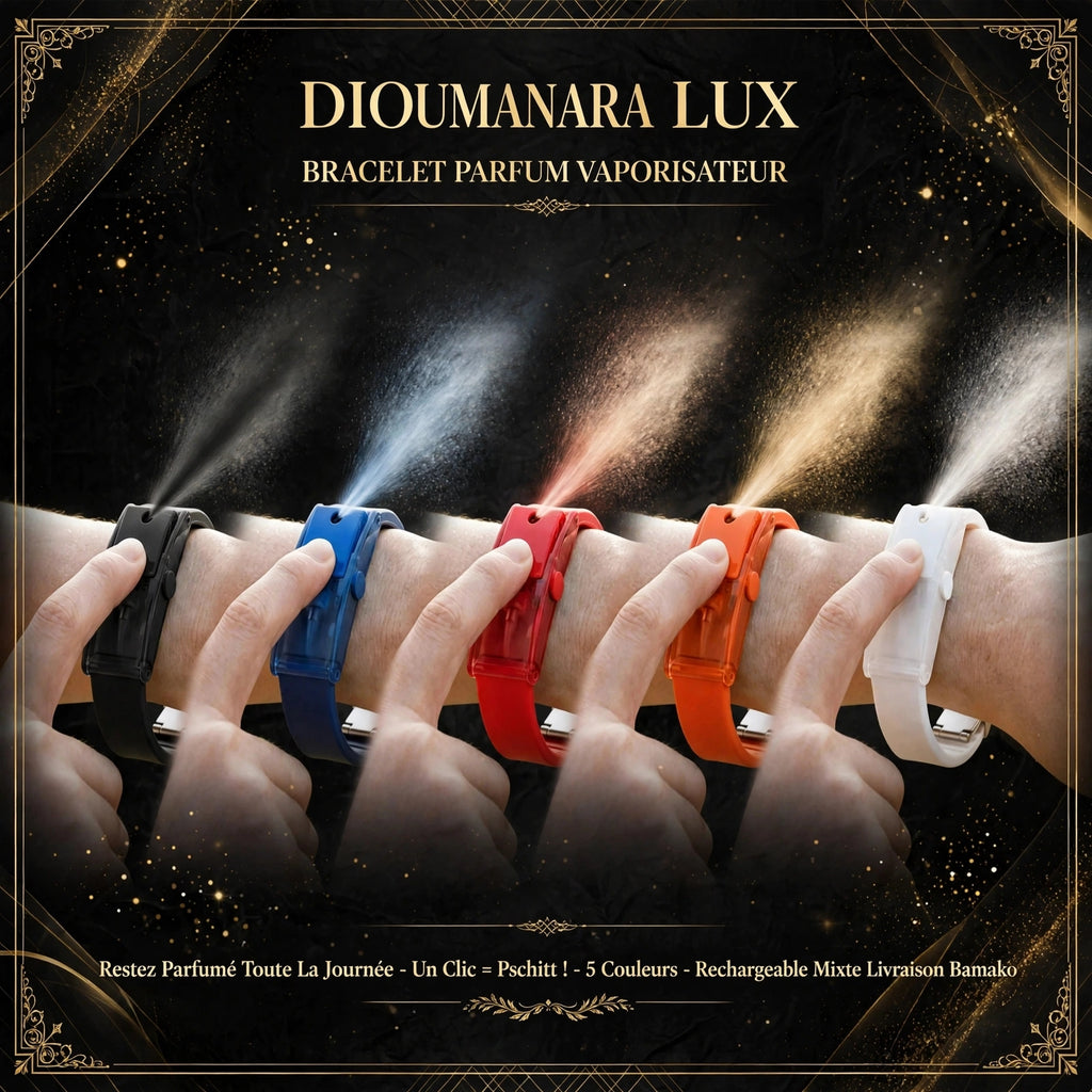 DIOUMANARA LUX - Bracelet Parfum Vaporisateur | L'Original - 1er au Mali