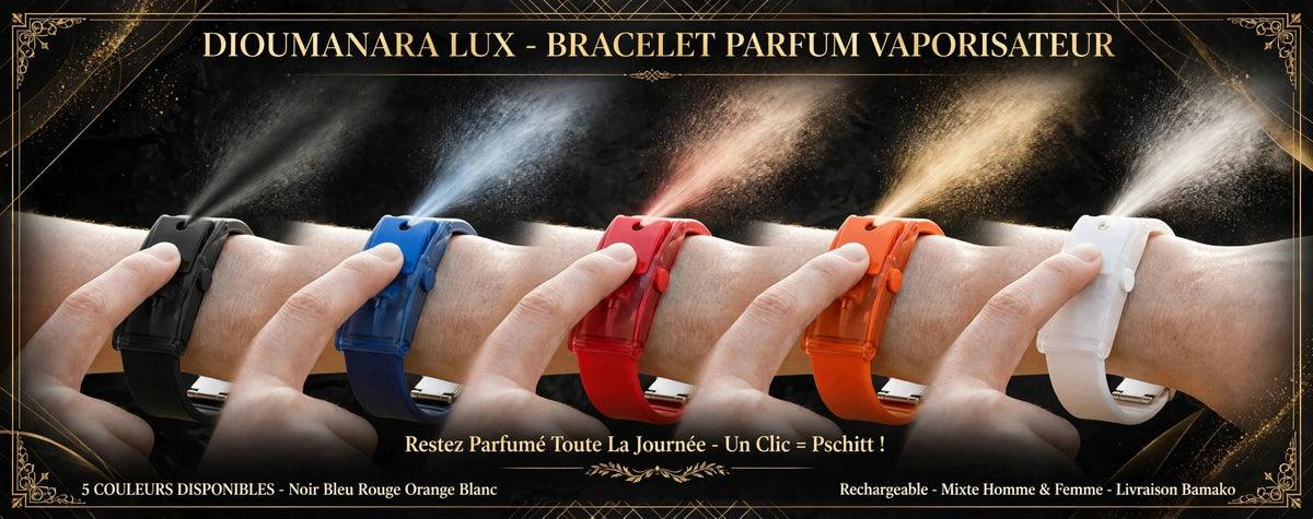 DIOUMANARA LUX - Bracelet Parfum Vaporisateur | L'Original - 1er au Mali